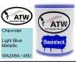 Preview: Chevrolet, Light Blue Metallic, WA249A / 49U: 1L Lackdose, von ATW Autoteile West.